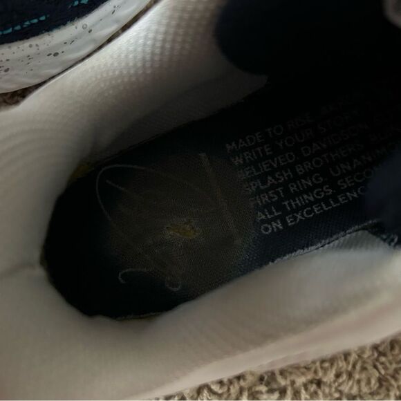 Under Armour Team Curry Flow 9 Basketball Shoes Navy/White Size Men's 7 W 8.5 - Picture 13 of 13